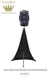 Speaker Stand Scrim - Single Side in Black